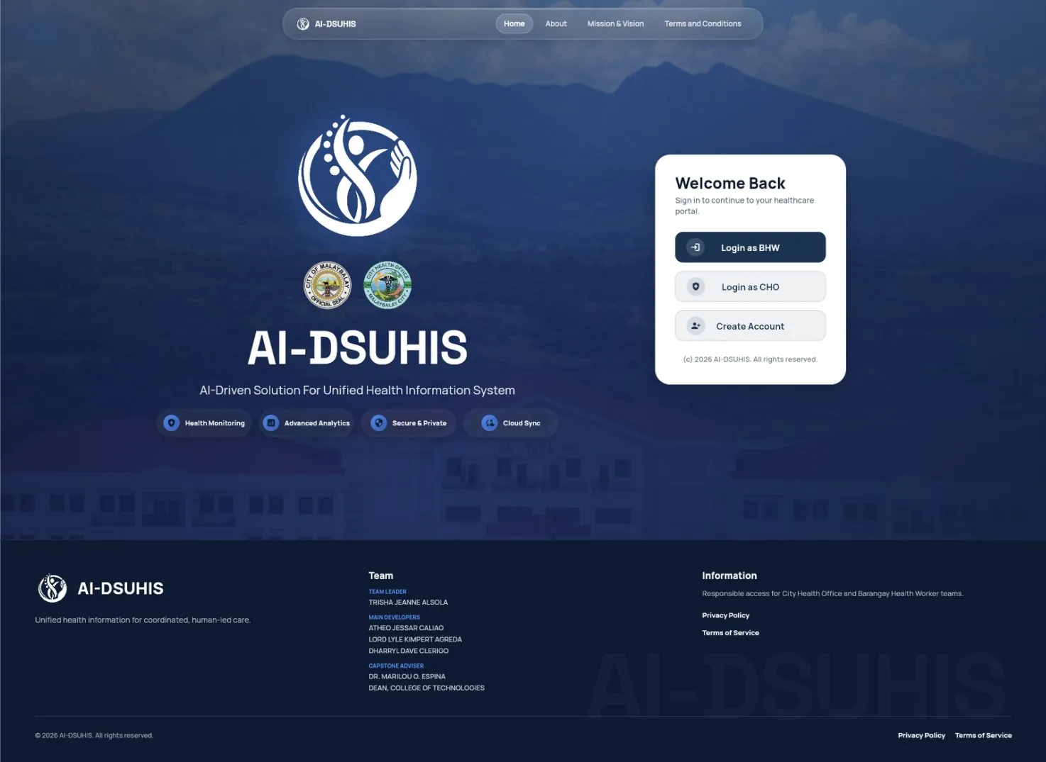 Smart Health Integration project screenshot