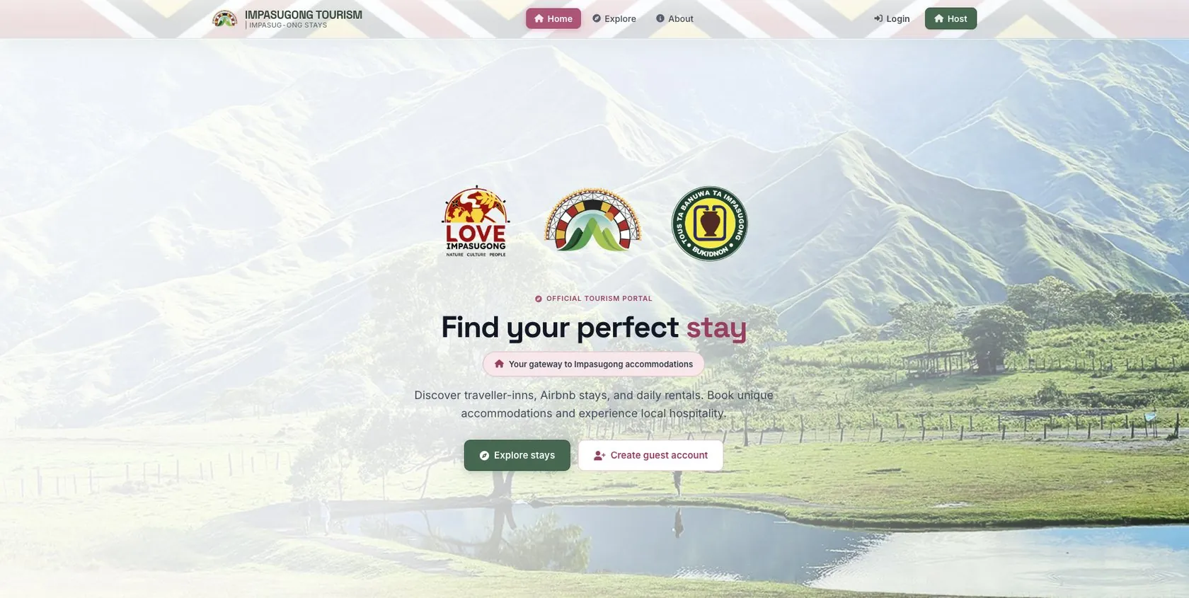 Tourism Accommodation & Booking Management project screenshot