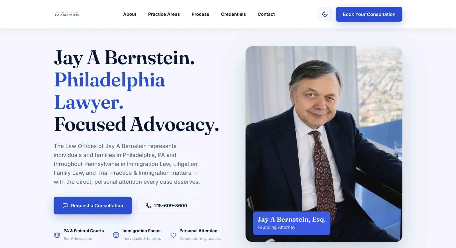 Law Offices of Jay Bernstein project screenshot