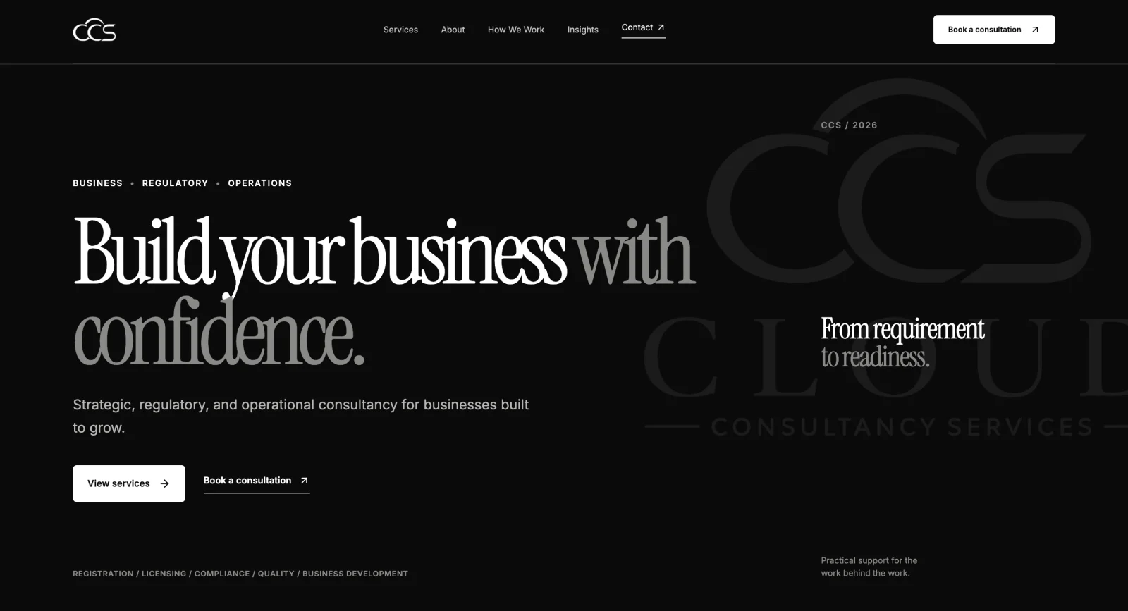 Cloud Consultancy Services project screenshot